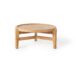 round teak outdoor coffee table