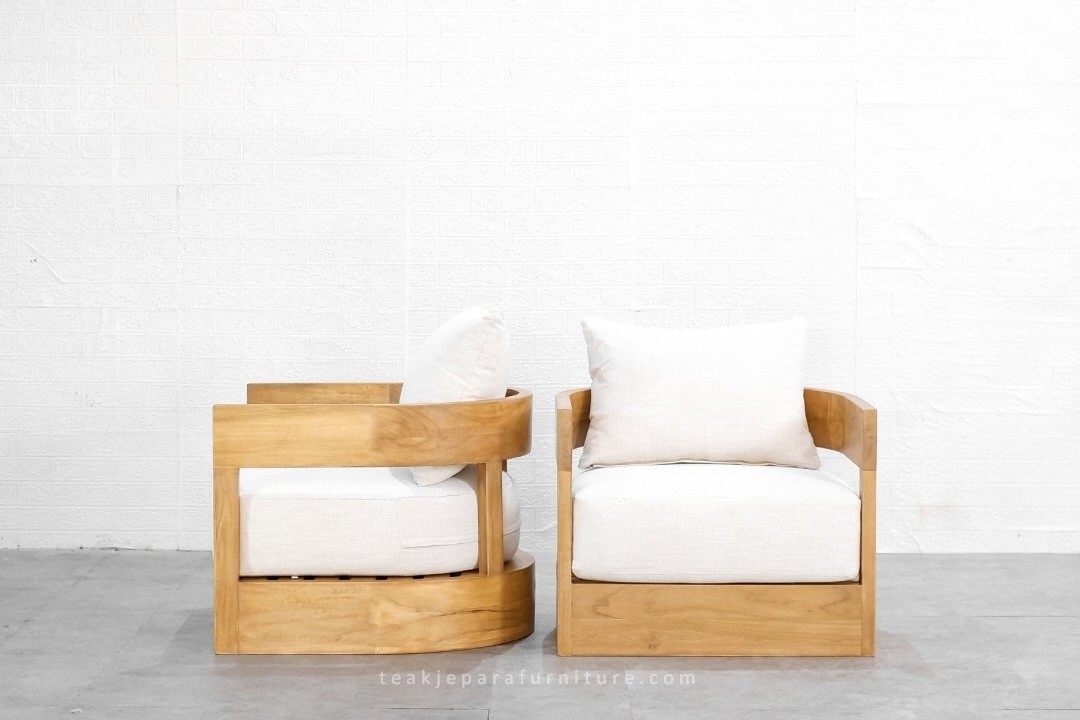 teak garden lounge chair