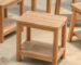 teak outdoor side table