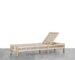 teak rope sun lounger